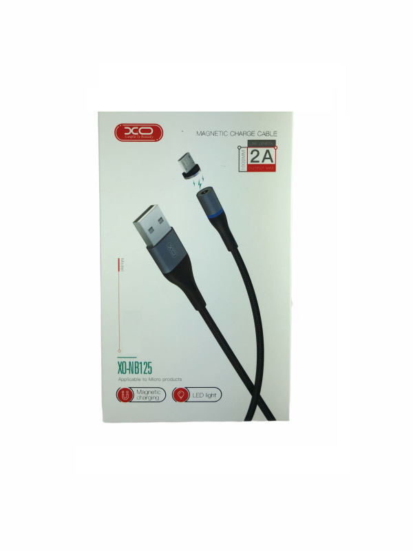 Кабель XO NB125 USB - MicroUSB magnetic cable 