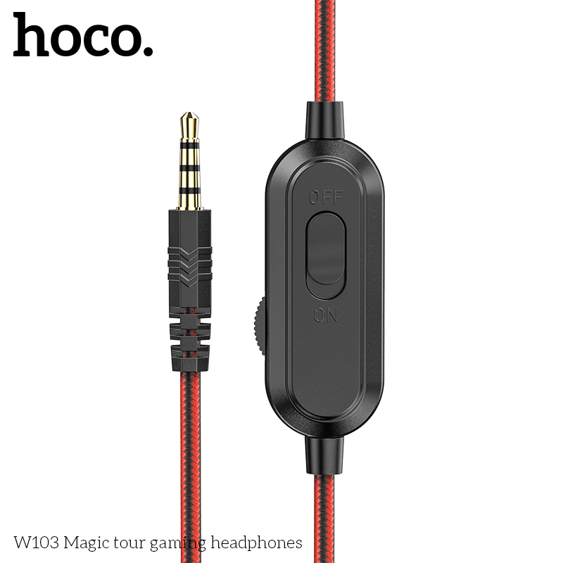 Игровые наушники с микрофоном Hoco W103 Magic tour gaming headphones