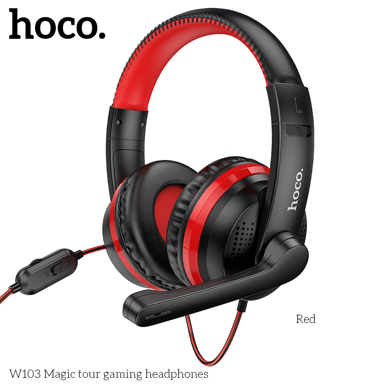 Игровые наушники с микрофоном Hoco W103 Magic tour gaming headphones