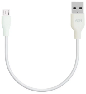 Кабель USB FaisON FK-730 Sync USB - Micro 0.2м 1A (Белый)