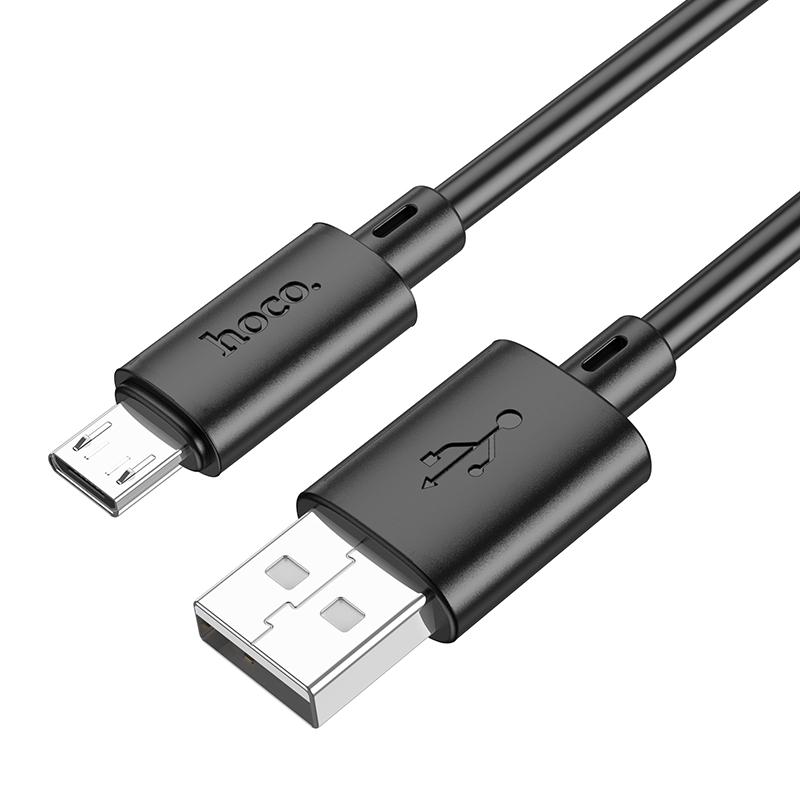 Кабель Hoco X88 USB 2.4A для micro USB 1м (Черный)