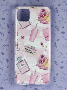 Накладка силиконовая с принтом для Realmi C11 Vogue