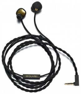 Внутриканальные наушники Molami Stitch Matte Black & Gold 