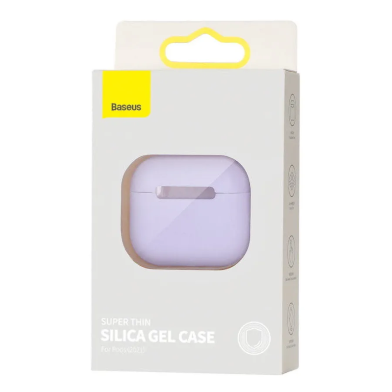 Кейс Baseus Super Thin Silica Gel Case для Apple Air Pods 3 (2021) Кейс Baseus Super Thin Silica Gel Case для Apple Air Pods 3 (2021)