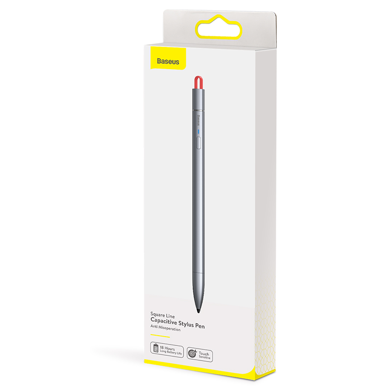 Стилус Baseus Square Line Capacitive Stylus Pen Anti Misoperation