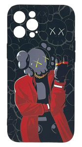 Силиконовая накладка Светящийся фосфор для iPhone 12 Pro  Max вид 7