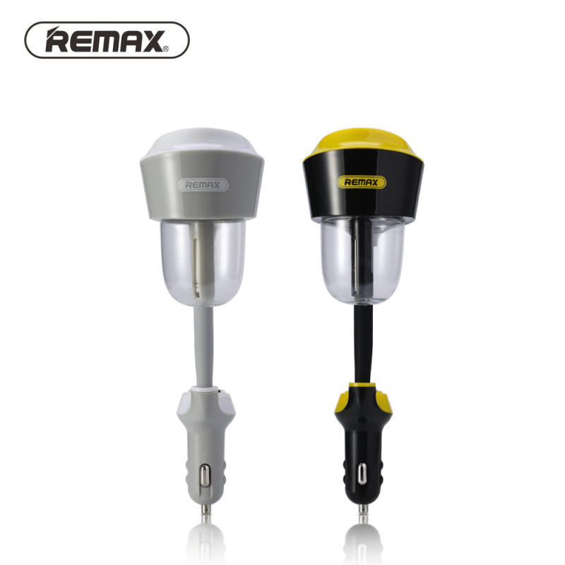 Автомобильная зарядка с функцией воздуха отчистителя Remax RT-C01 белый