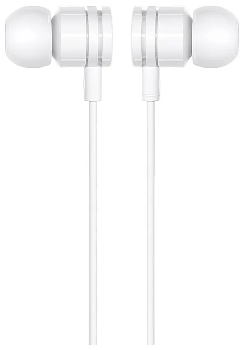 Внутриканальные наушники Borofone BM31 AUX разъём с микрофоном без рег.громкости (Белый)