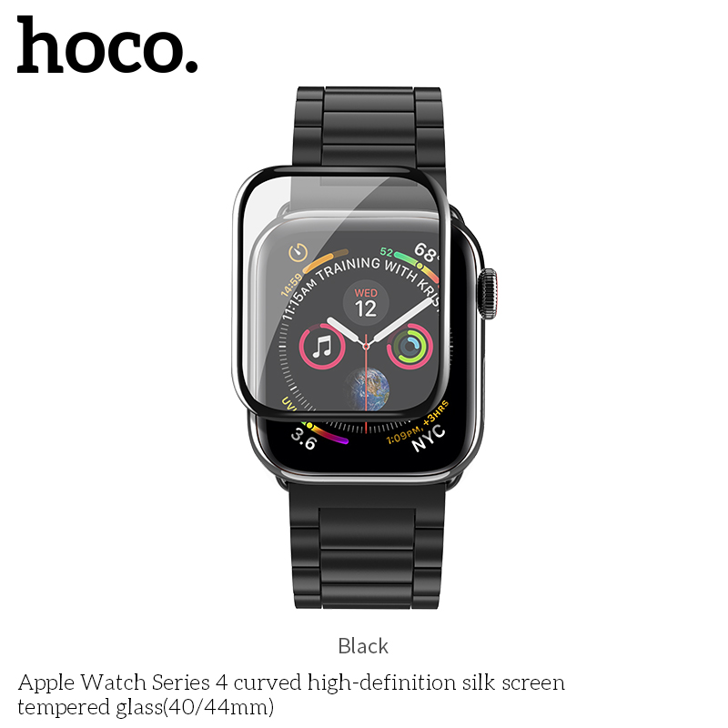 Защитное стекло Hoco curved high-definition silk screen tempered glass 44mm для Apple Watch