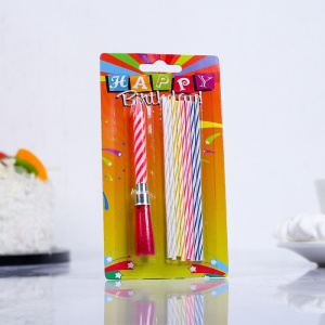 Набор свечей Коктейльные + 1 Музыкальная