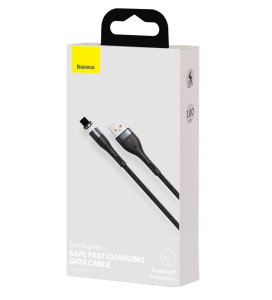 Кабель Baseus Zinc Magnetic Safe Fast Charging Data Cable USB to Type-C 5A 1m 