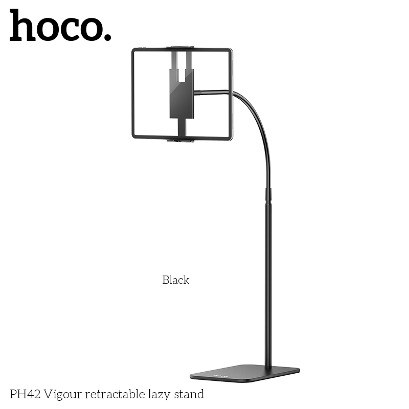 Напольный держатель для планшета Hoco PH42 Vigour retractable lazy stand от 4.5 до 10 дюймов