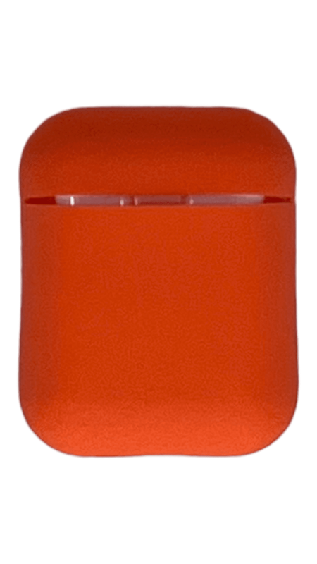 Чехол Silicon case AirPods 1/2 №03 (Оранжевый)