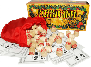 Настольная игра Русское Лото в картонной коробке
