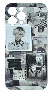 Силиконовая накладка Светящийся фосфор для iPhone 13 Pro Max вид 11