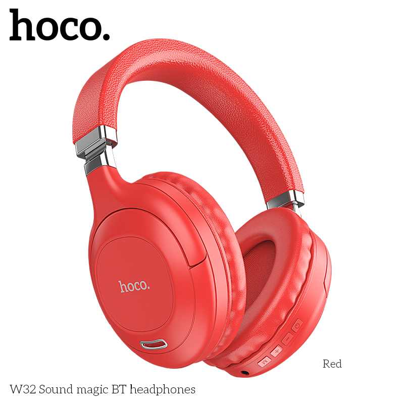 Беспроводные накладные наушники Hoco W32 Sound magic BT headphones