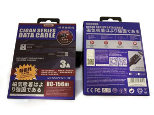 Кабель REMAX Cigan Series MicroUSB RC-156 3.0A Powerful Magnet Connection Data Cable 