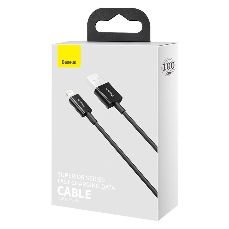 Кабель Baseus Superior Series Fast Charging 2.4A Data Cable USB Lightning 1m
