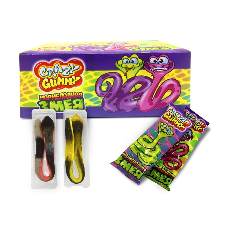 Мармелад CRAZY GUMMY "Мармеладная змея" 15г