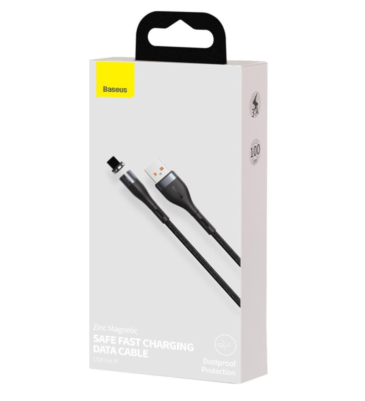 Кабель Baseus Zinc Magnetic Safe Fast Charging Data Cable USB to Type-C 5A 1m 