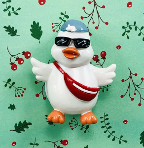 Попсокет Утенок в очках