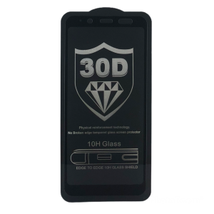 Стекло защитное 30D для Samsung J6(2018) (Черный)
