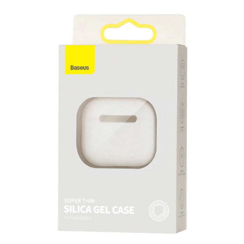 Кейс Baseus Super Thin Silica Gel Case для Apple Air Pods 3 (2021) Кейс Baseus Super Thin Silica Gel Case для Apple Air Pods 3 (2021)