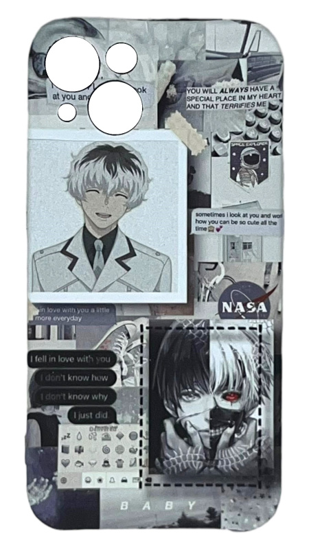 Силиконовая накладка Светящийся фосфор для iPhone 13 вид 11