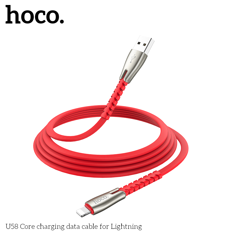 Кабель USB Hoco U58 Core charging data Lightning