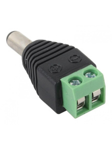 Разъем питания с клеммной колодкой (папа)