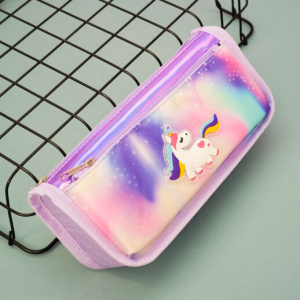 Пенал "Shine heart unicorn" purple