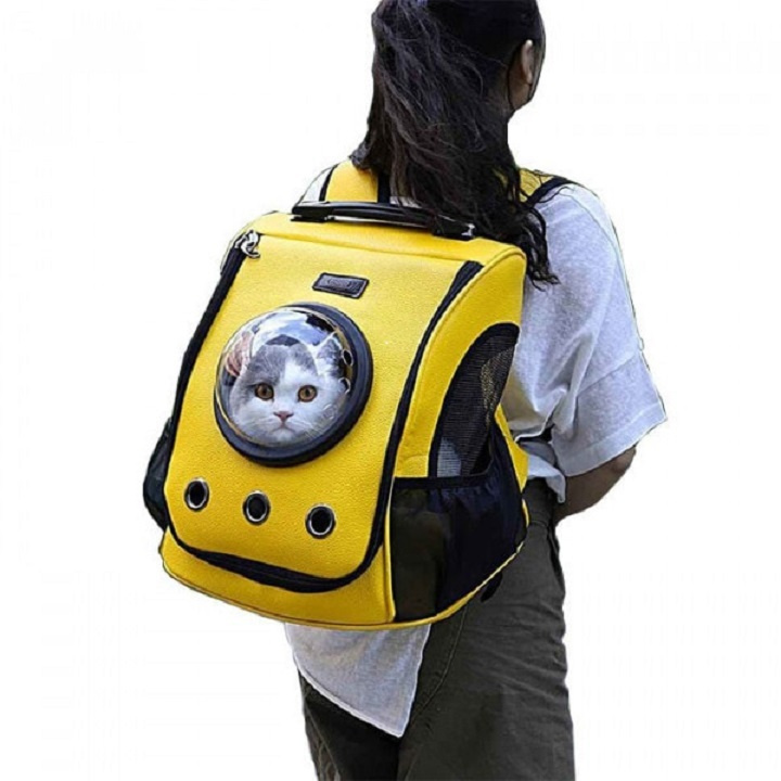 Рюкзак сумка для животных Xiaomi Little Beast Star Pet School Bag Breathable Space (Жёлтый)
