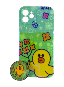 Накладка силиконовая для iPhone 12 mini с держателем Sally