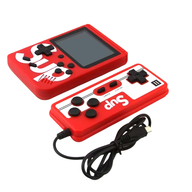 Портативная игровая приставка SUP Game Box Plus  в 1 с джостиком (Красный)