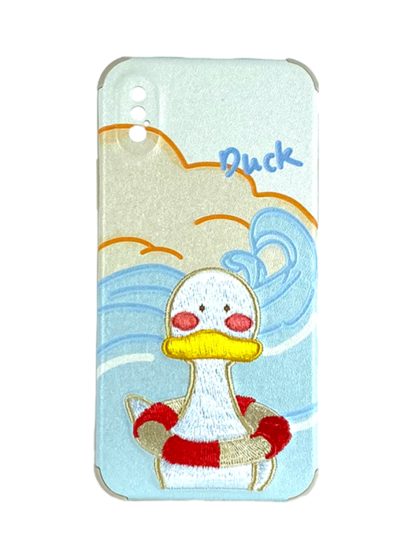 Накладка силиконовая для iPhone X/XS Duck