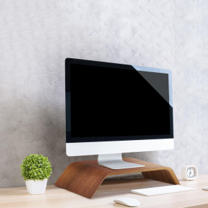 Деревянная подставка Samdi для мониторов Грецкий орех