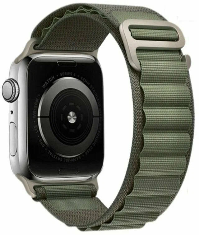 Тканевый ремешок Alpine Loop для Apple Watch 38-41mm (Темно-зеленый)