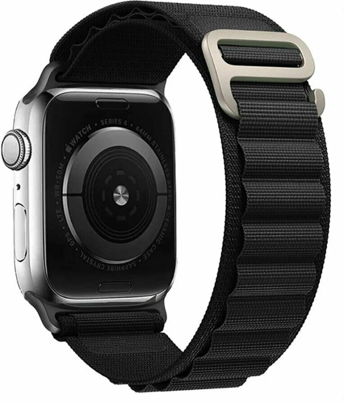 Тканевый ремешок Alpine Loop для Apple Watch 38-41mm (Черный)