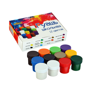 Гуашь Спектр Школьная 12 цветов х 40мл