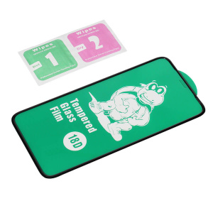 Защитное стекло 18D Super Durable  для Samsung A02S (Чёрный)