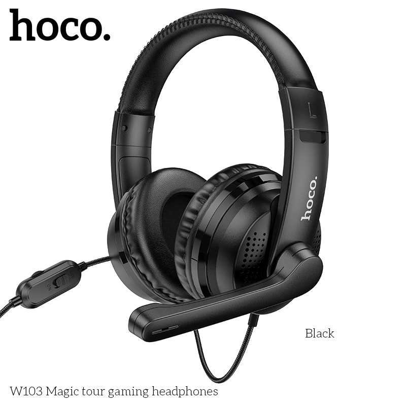 Игровые наушники с микрофоном Hoco W103 Magic tour gaming headphones