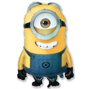 Шар фольгированный 12" "Миньон Стюарт" (гелий+палочка)