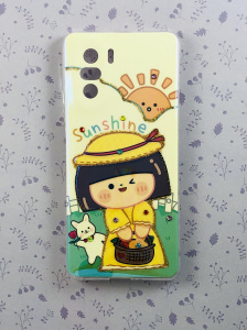 Накладка силиконовая перламутровая Sunshine для Poco F3/Redmi K40