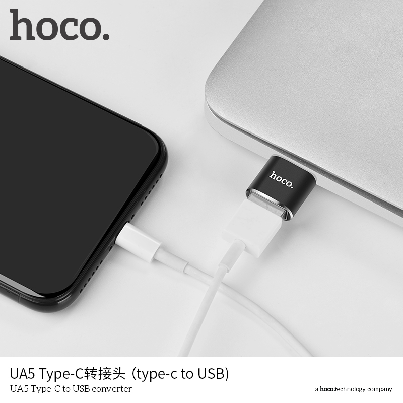Адаптер Hoco UA5 Type-C to USB converter