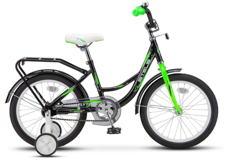 Велосипед Stels 18" Flyte Z010/Z011 (LU090455) черно-салатовый