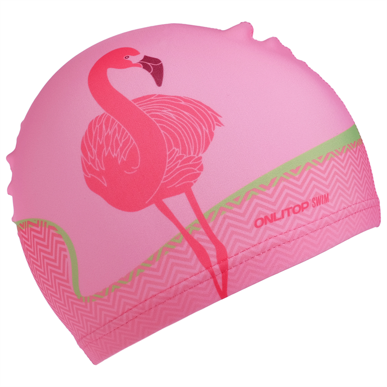 Шапочка для плавания "ONLITOP" Фламинго 