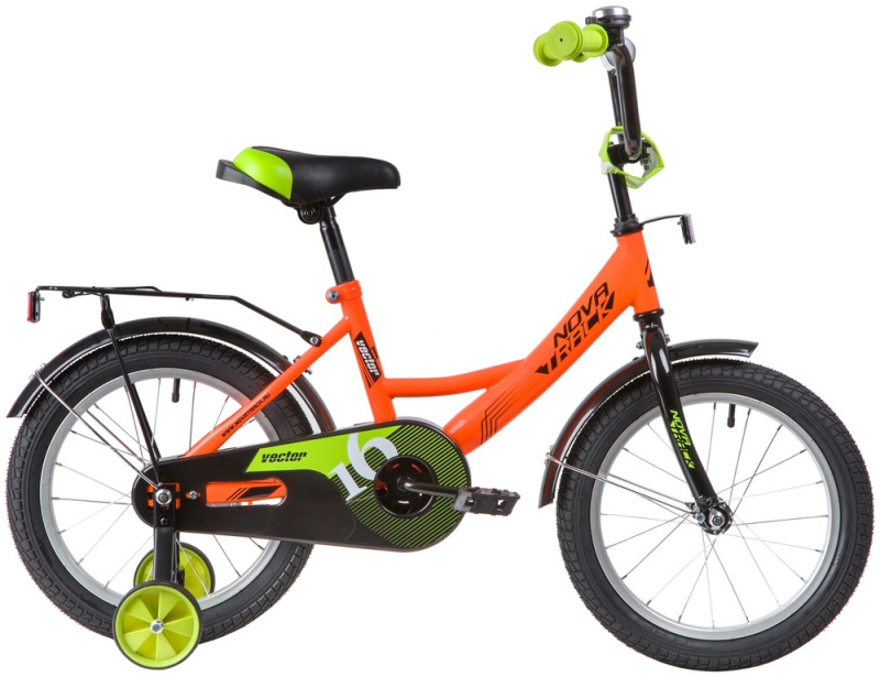 Велосипед NOVATRACK 16" VECTOR (оранжевый)
