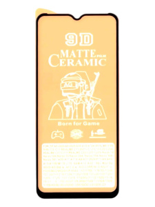 Защитная пленка Ceramisk матовая для Samsung A12 (Черный)