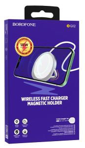 Беспроводное зарядное устройство Borofone BQ12 15W 2.0A (Серебристый)