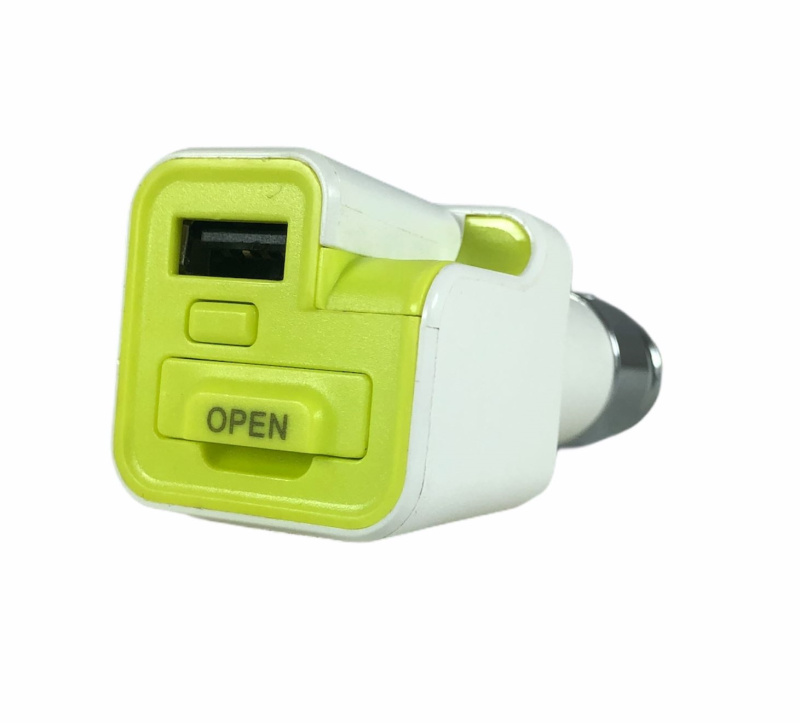 Автомобильное зарядное устройство ROCK Aroma Diffuser USB/5V/2A (Бело-зеленый)